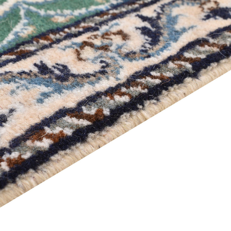 Tapis persan - Nain - 90 x 57 cm - vert