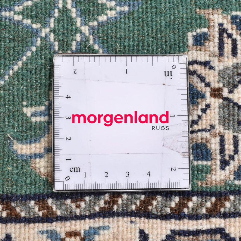 Tapis persan - Nain - 90 x 57 cm - vert
