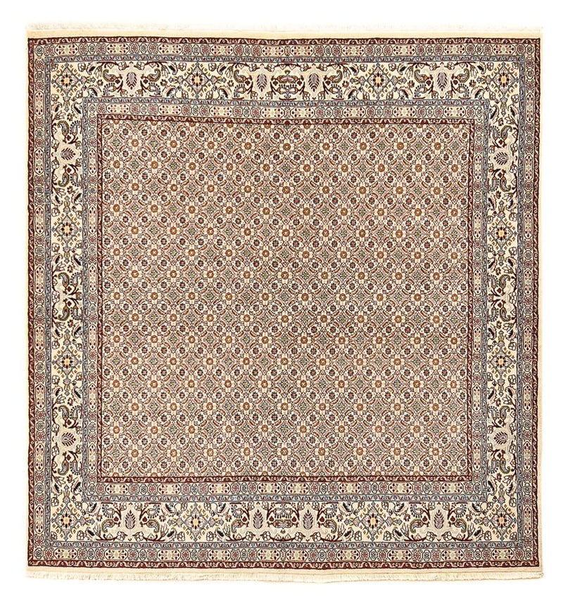 Tapis persan - Classique carré  - 202 x 193 cm - marron clair