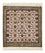 Tapis persan - Classique - 40 x 40 cm - multicolore