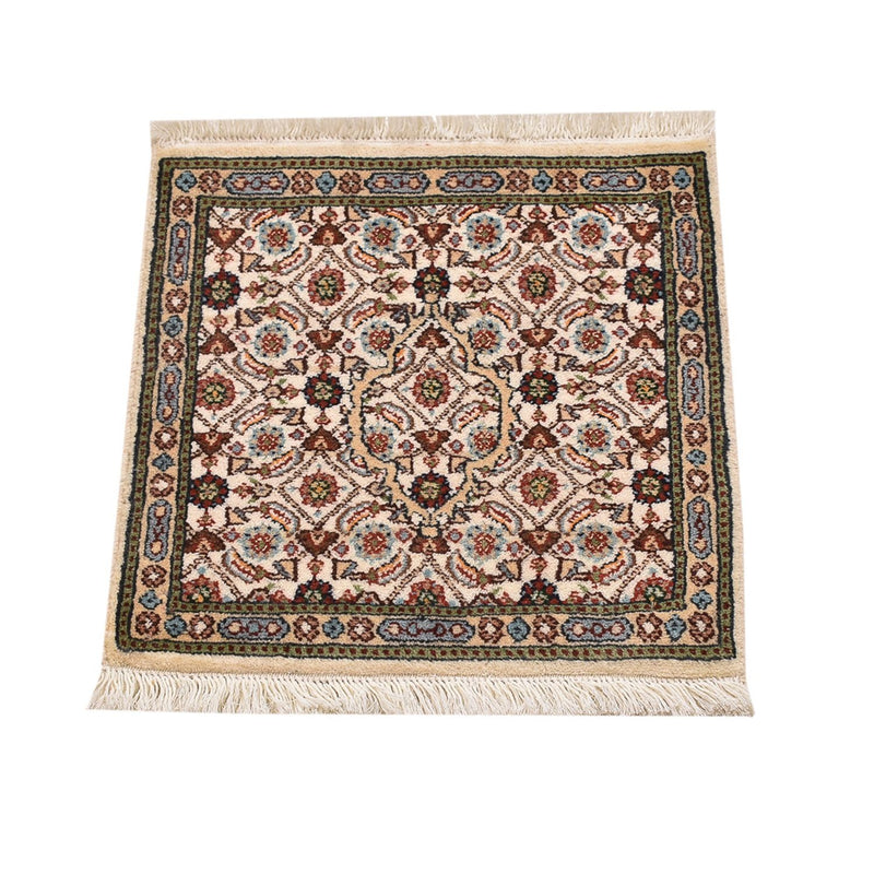Tapis persan - Classique - 40 x 40 cm - multicolore