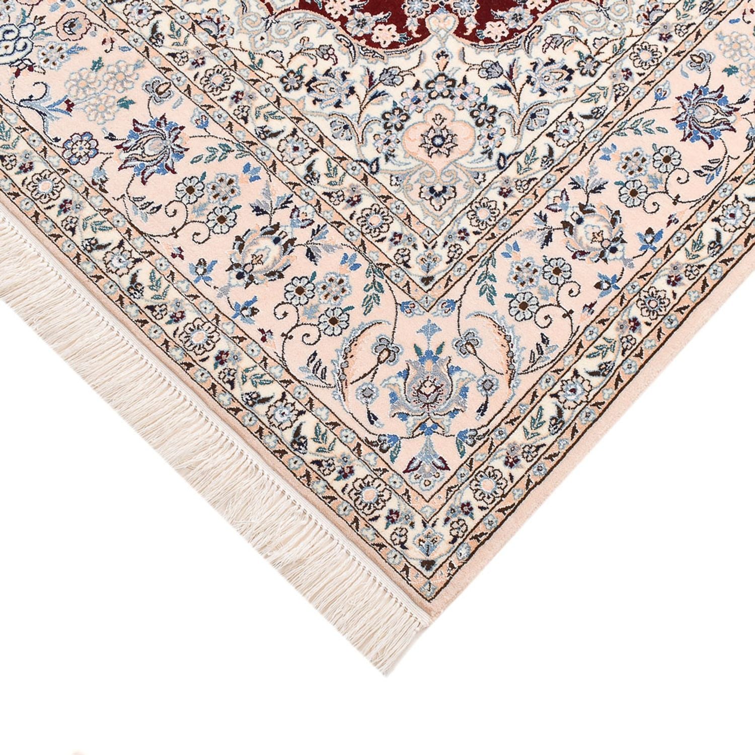 Tapis persan - Nain - Premium - 236 x 150 cm - rouge foncé