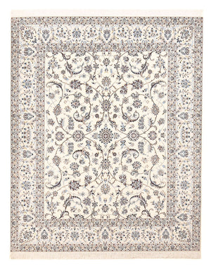 Tapis persan - Nain - Premium - 255 x 210 cm - gris clair