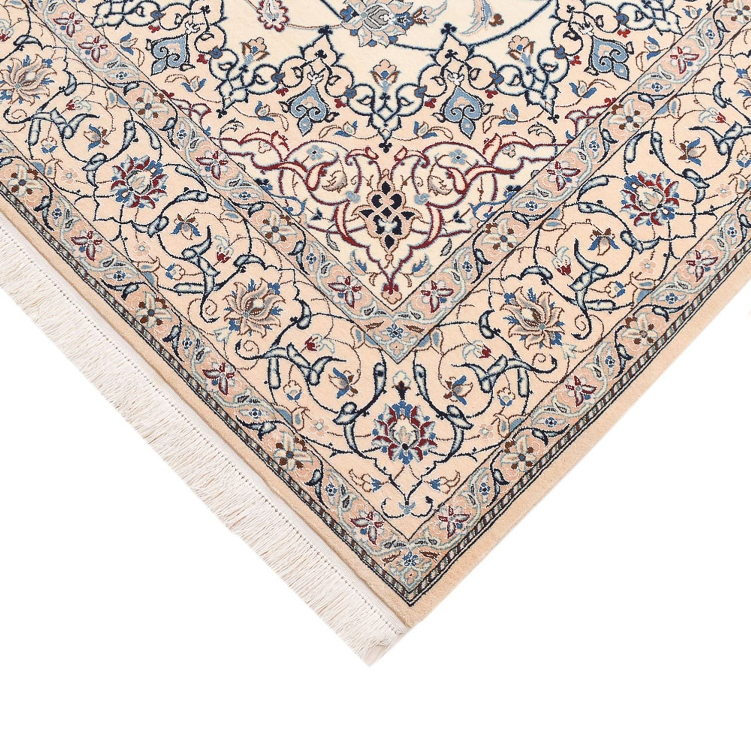 Tapis persan - Nain - Premium - 217 x 140 cm - sable