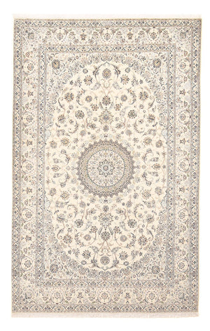 Tapis persan - Nain - Royal - 305 x 205 cm - gris clair