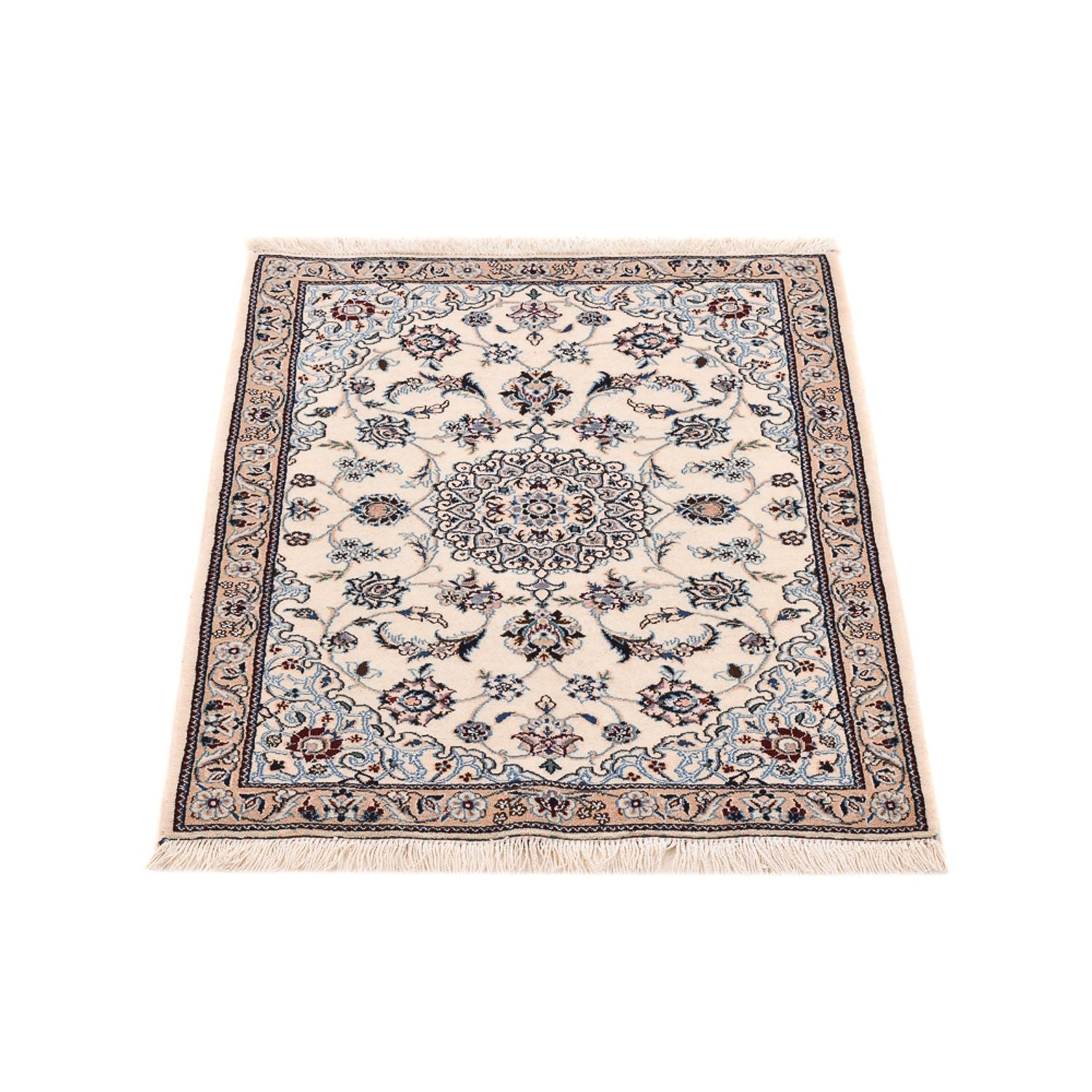 Tapis persan - Nain - Royal - 87 x 66 cm - crème