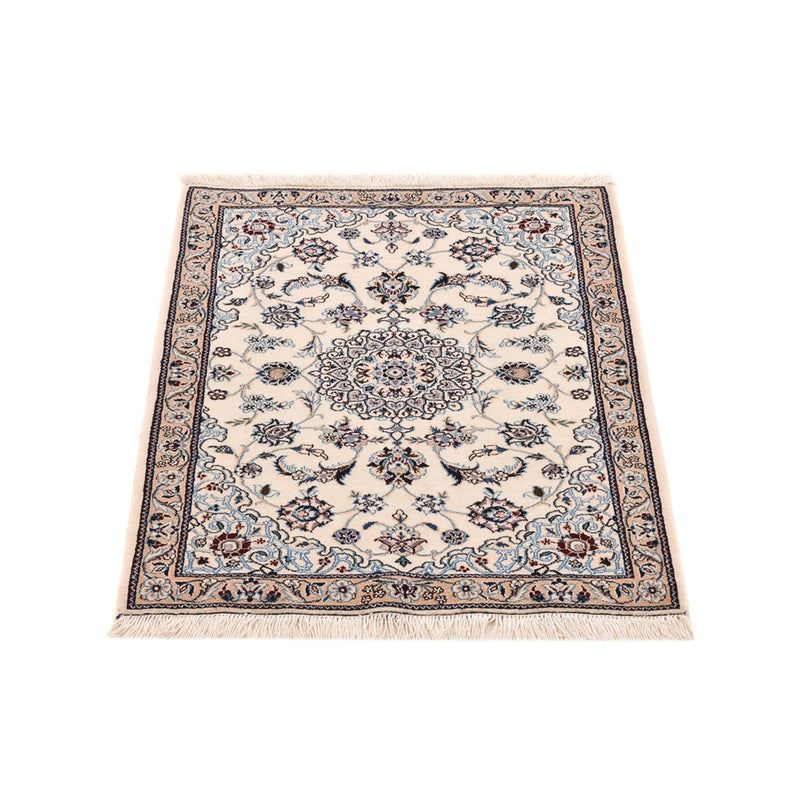 Tapis persan - Nain - Royal - 87 x 66 cm - crème
