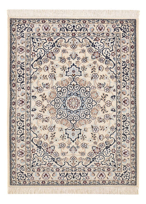 Tapis persan - Nain - Royal - 105 x 81 cm - gris clair