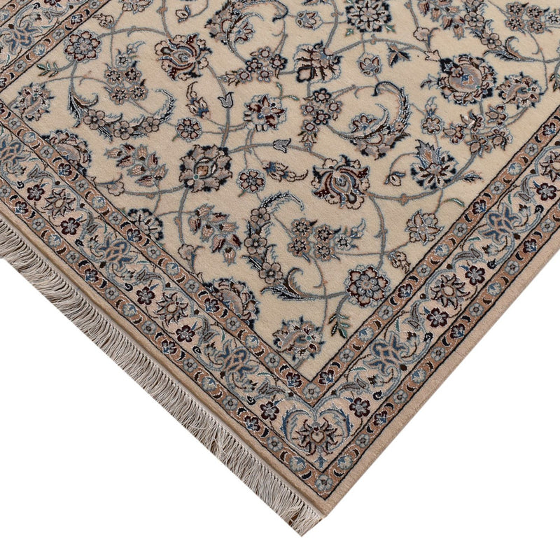 Tapis de couloir Tapis persan - Nain - Premium - 520 x 100 cm - beige