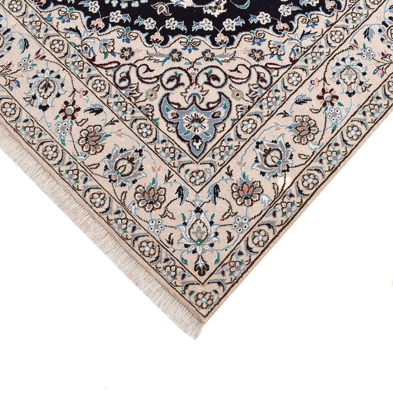Tapis persan - Nain - Royal - 250 x 153 cm - bleu foncé
