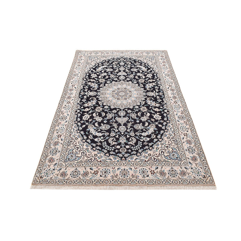 Tapis persan - Nain - Royal - 250 x 153 cm - bleu foncé
