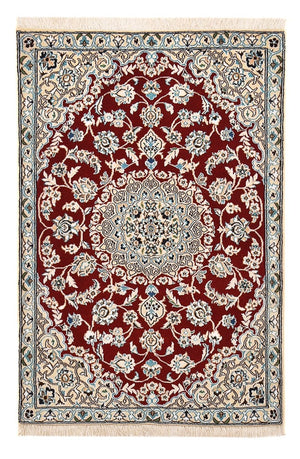 Tapis persan - Nain - Royal - 130 x 88 cm - rouge