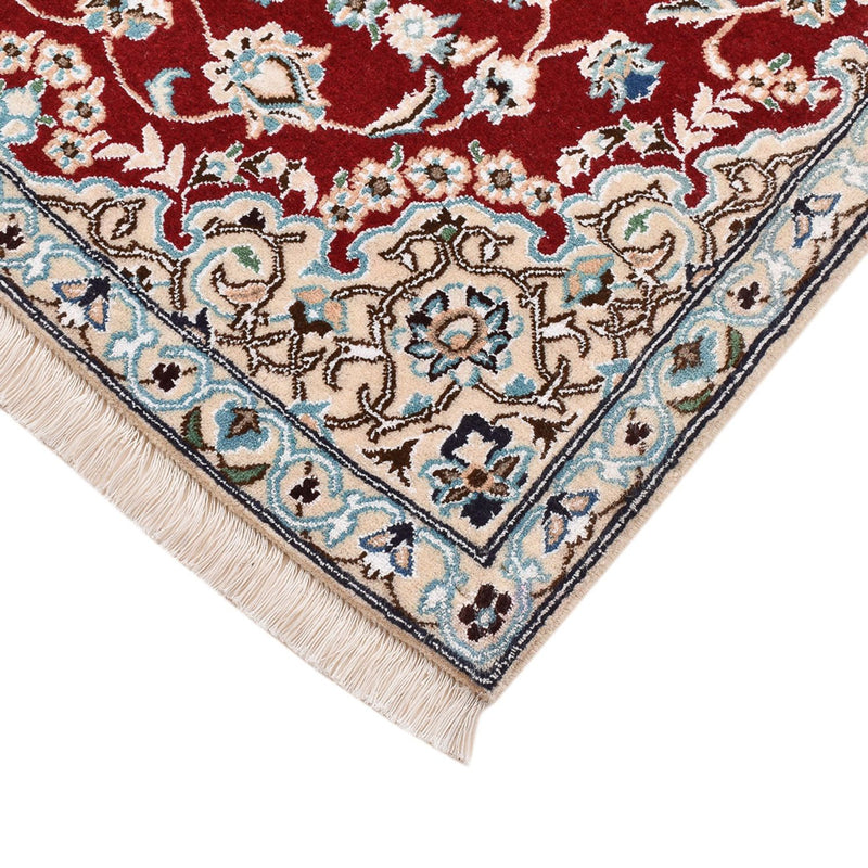 Tapis persan - Nain - Royal - 130 x 88 cm - rouge