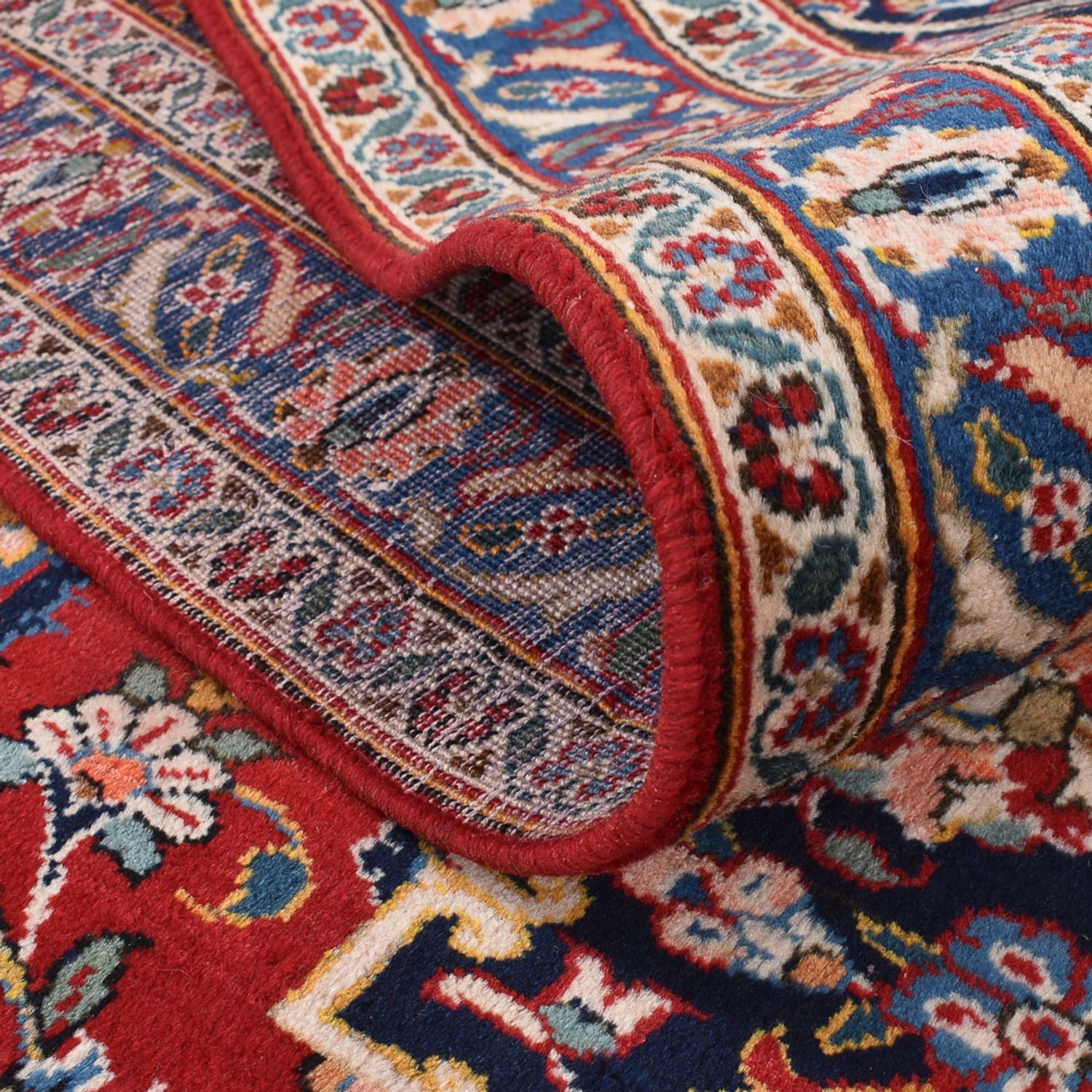 Tapis persan - Keshan - 398 x 306 cm - rouge