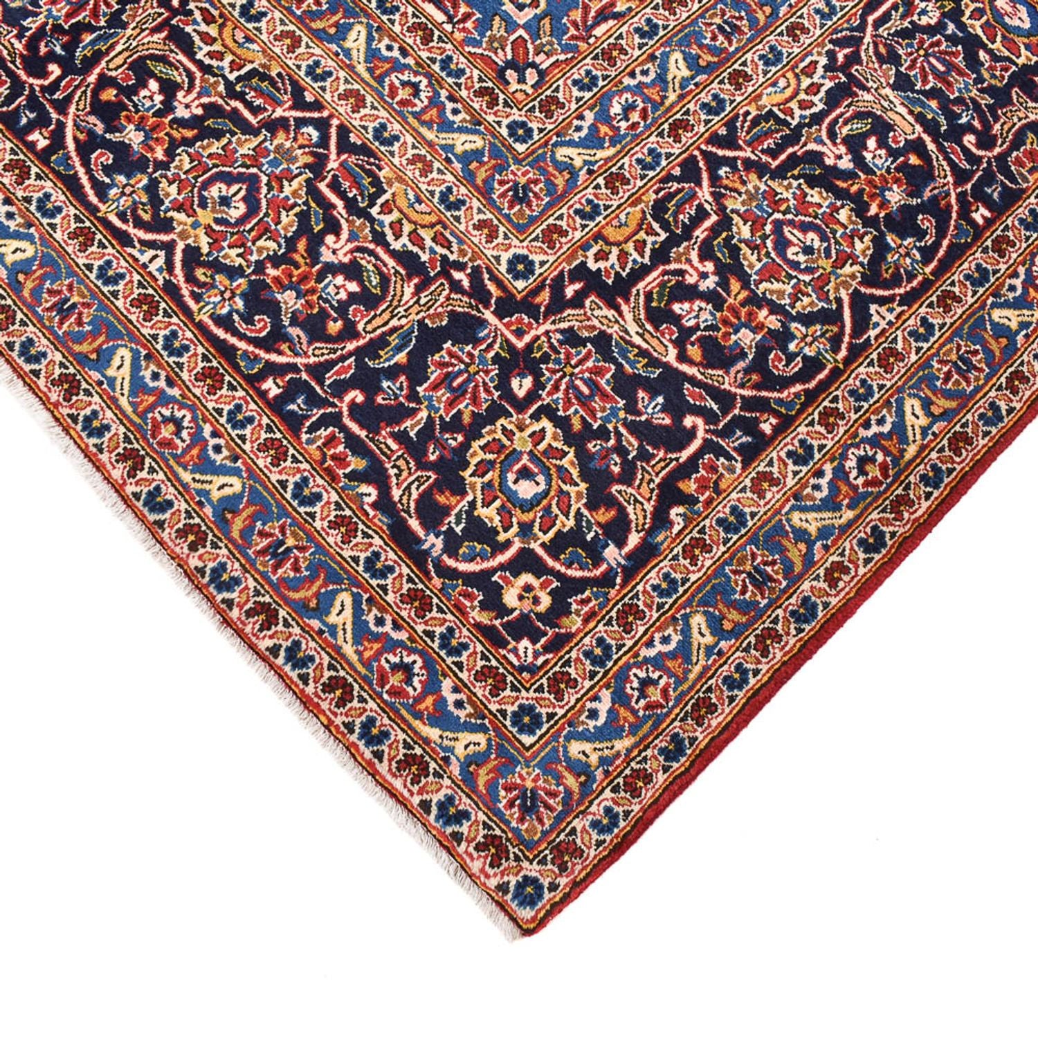 Tapis persan - Keshan - 409 x 301 cm - rouge