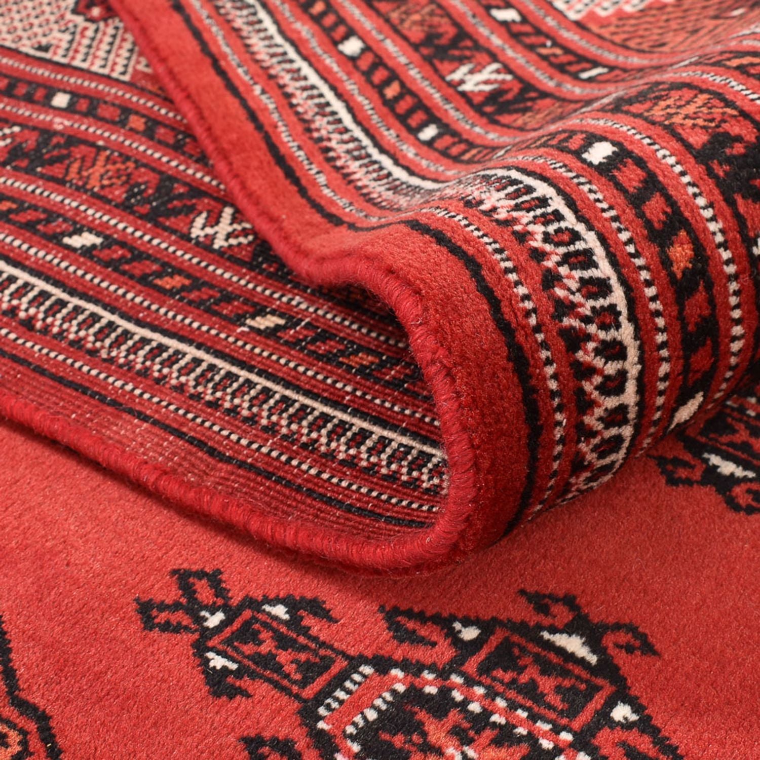 Tapis Turkaman - 378 x 295 cm - rouge