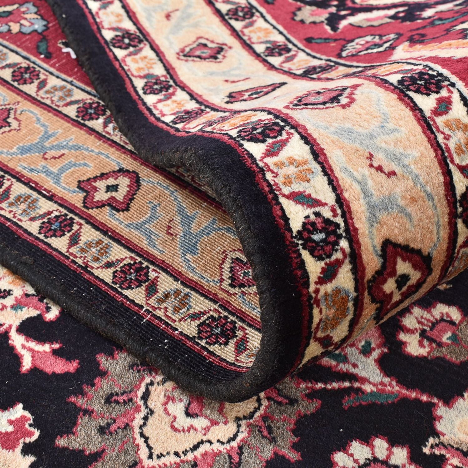 Tapis persan - Classique - 385 x 293 cm - bleu foncé