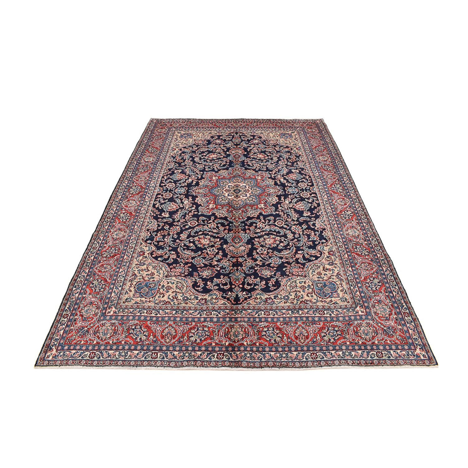 Tapis persan - Classique - 302 x 201 cm - bleu foncé