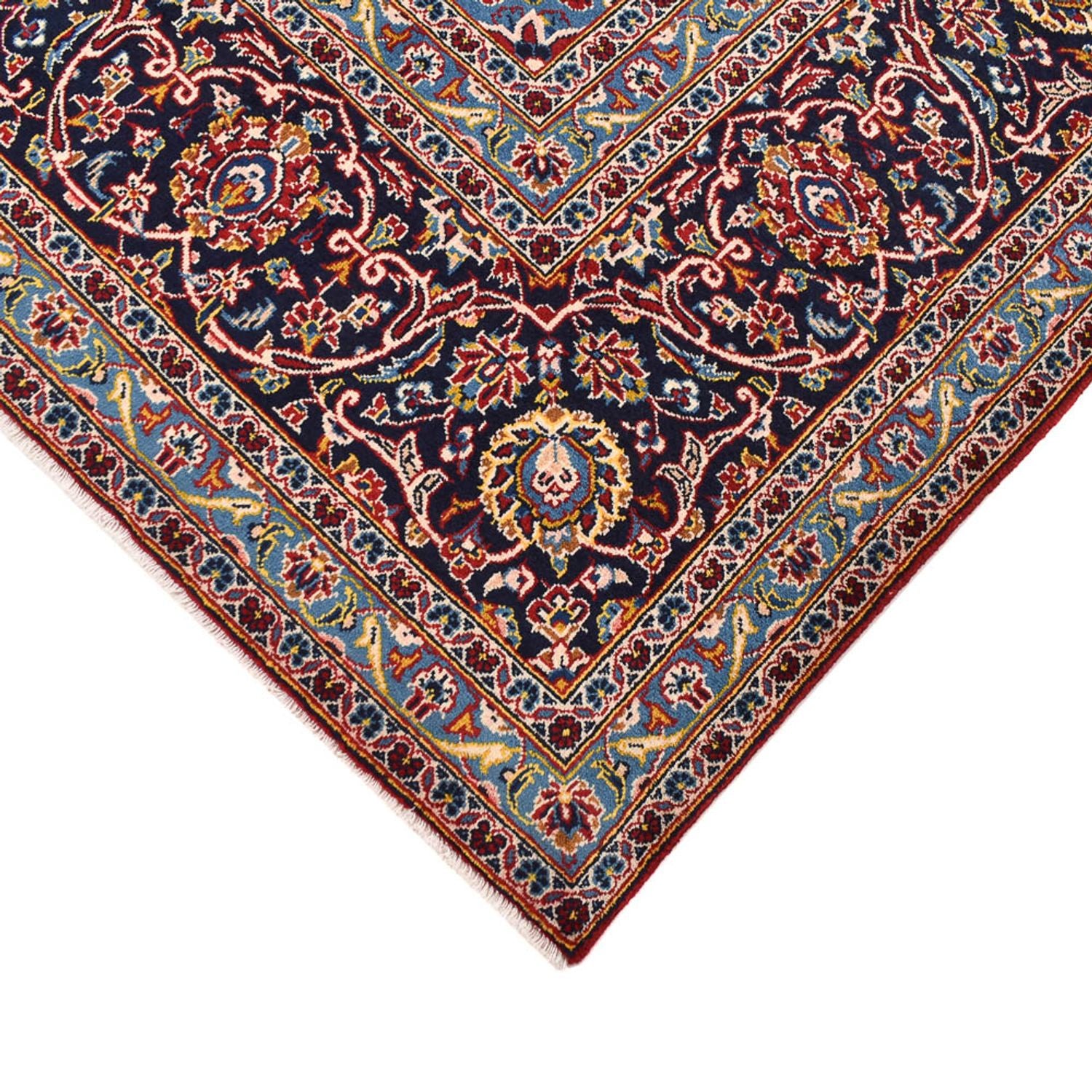 Tapis persan - Keshan - 414 x 290 cm - rouille