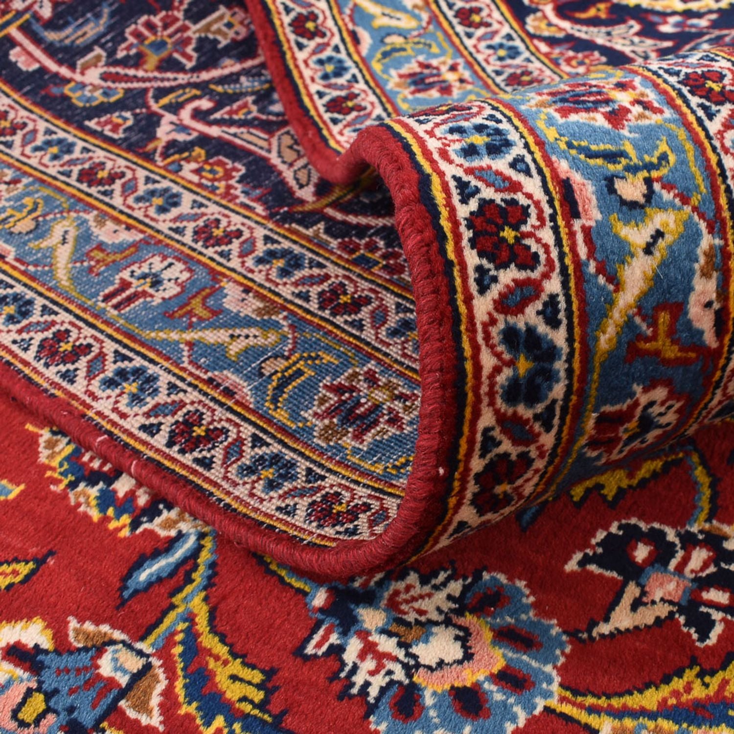 Tapis persan - Keshan - 414 x 290 cm - rouille