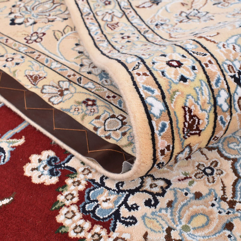 Tapis persan - Nain - Royal - 355 x 241 cm - rouge