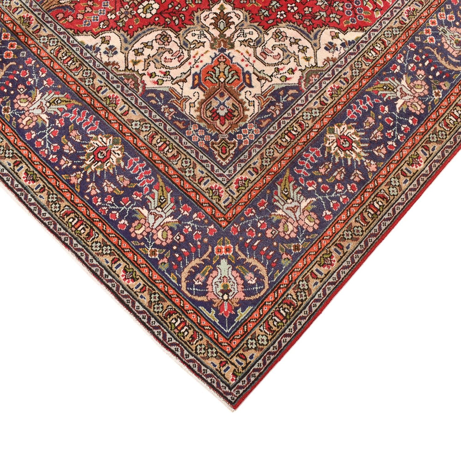 Tapis persan - Tabriz - 295 x 198 cm - rouge
