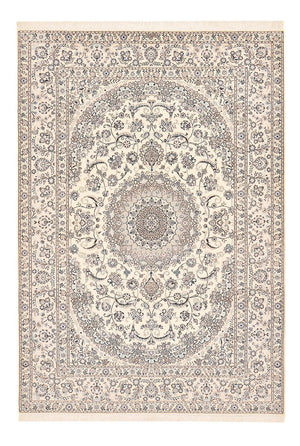Tapis persan - Nain - Premium - 302 x 210 cm - blanc