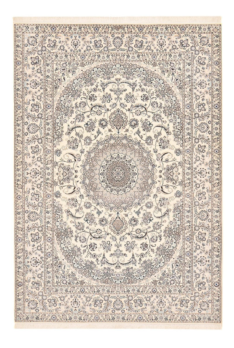 Tapis persan - Nain - Premium - 302 x 210 cm - blanc