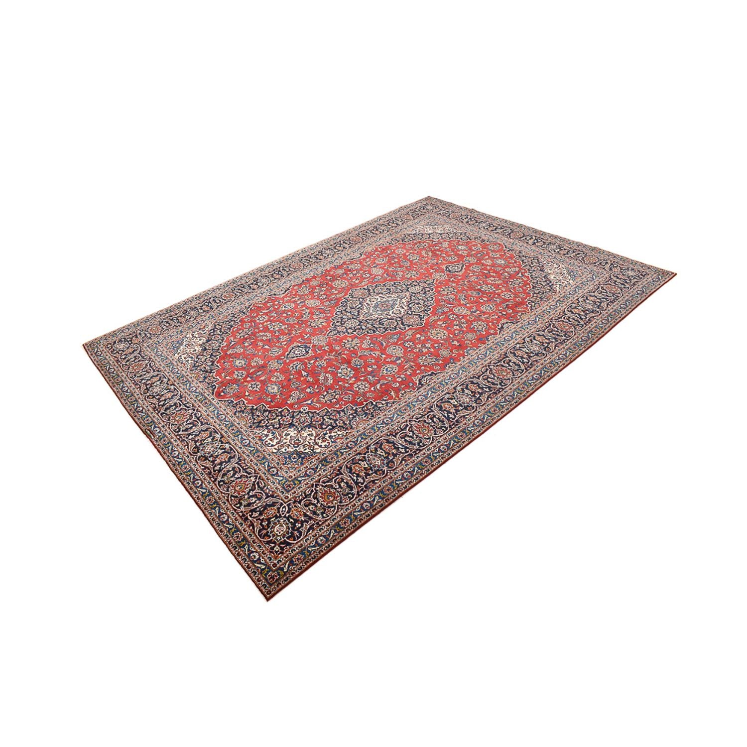Tapis persan - Keshan - 397 x 297 cm - rouge