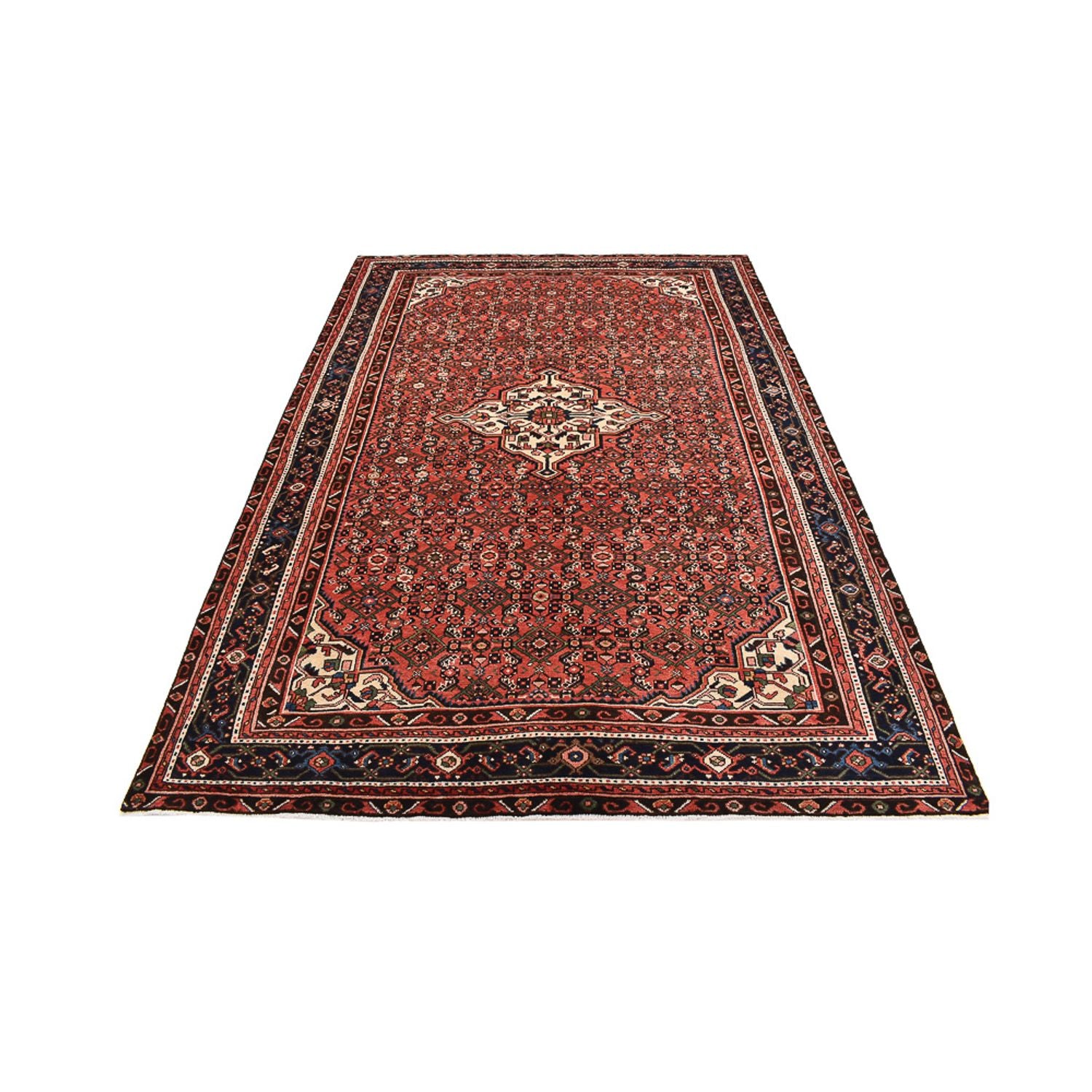 Tapis persan - Nomadic - 306 x 208 cm - rouge clair