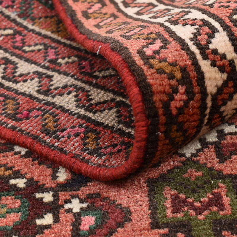 Tapis de couloir Tapis persan - Nomadic - 190 x 69 cm - rouge foncé