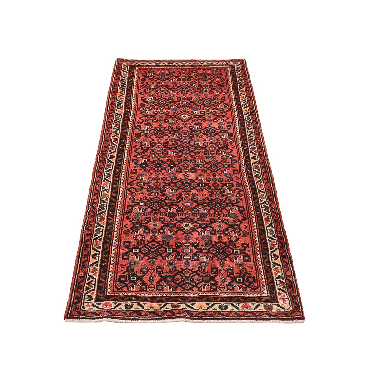 Tapis de couloir Tapis persan - Nomadic - 200 x 73 cm - rouge clair