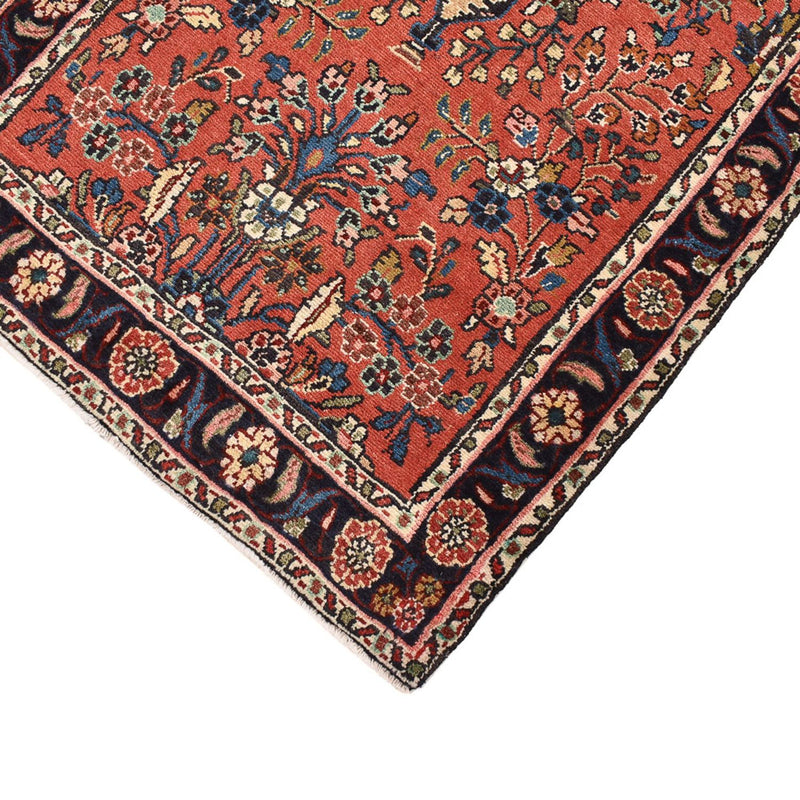 Tapis de couloir Tapis persan - Nomadic - 257 x 84 cm - rouge clair