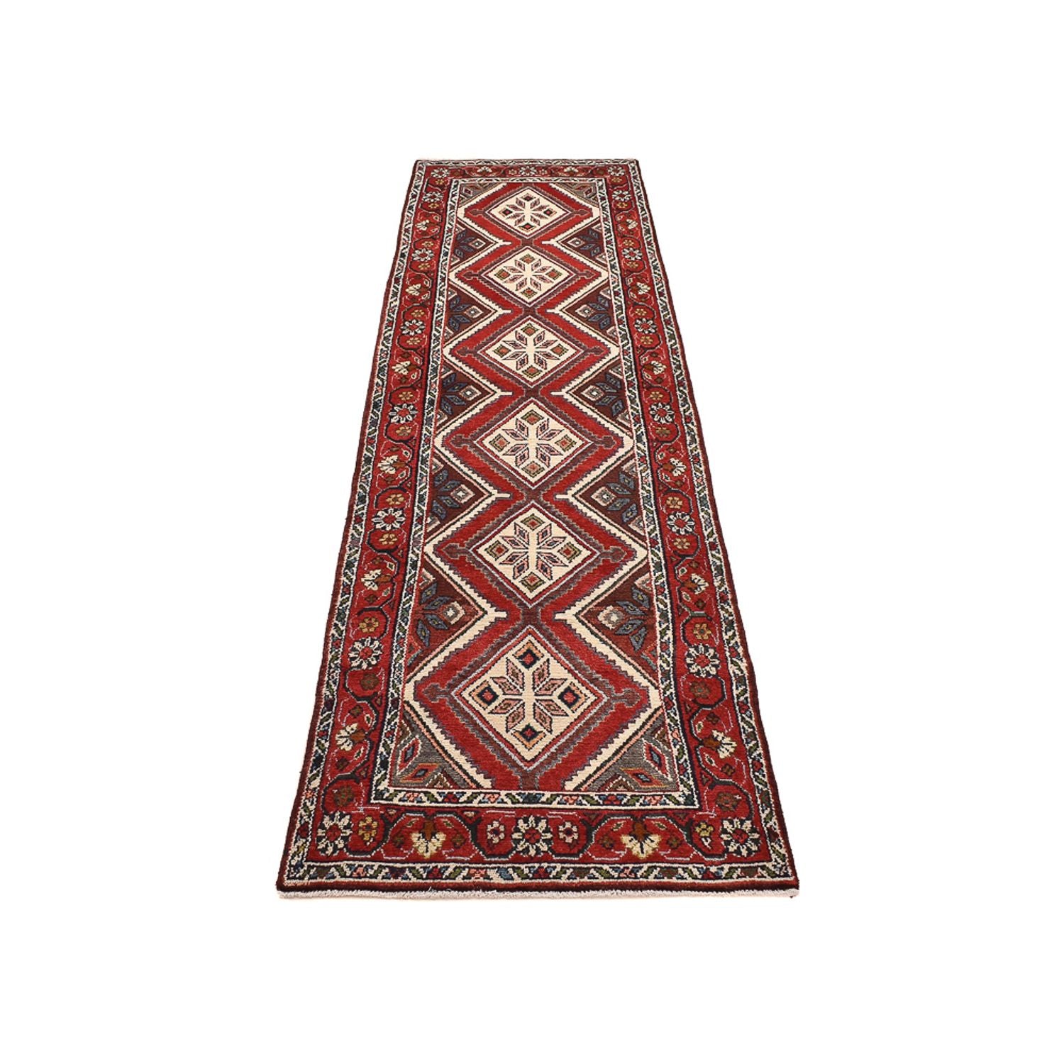 Tapis de couloir Tapis persan - Nomadic - 275 x 77 cm - multicolore