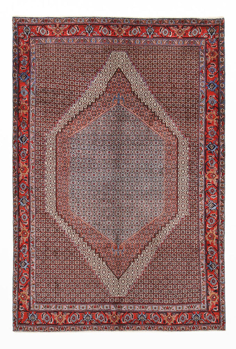 Tapis persan - Classique - 296 x 196 cm - rouge bordeaux