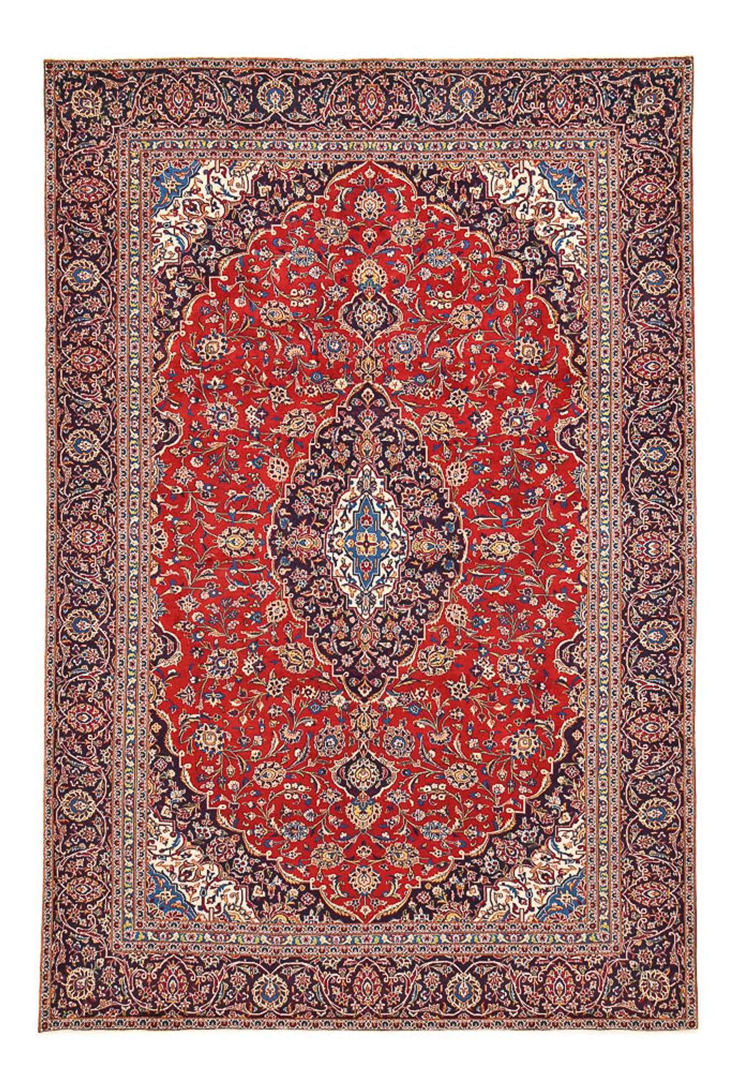 Tapis persan - Keshan - 405 x 275 cm - rouge