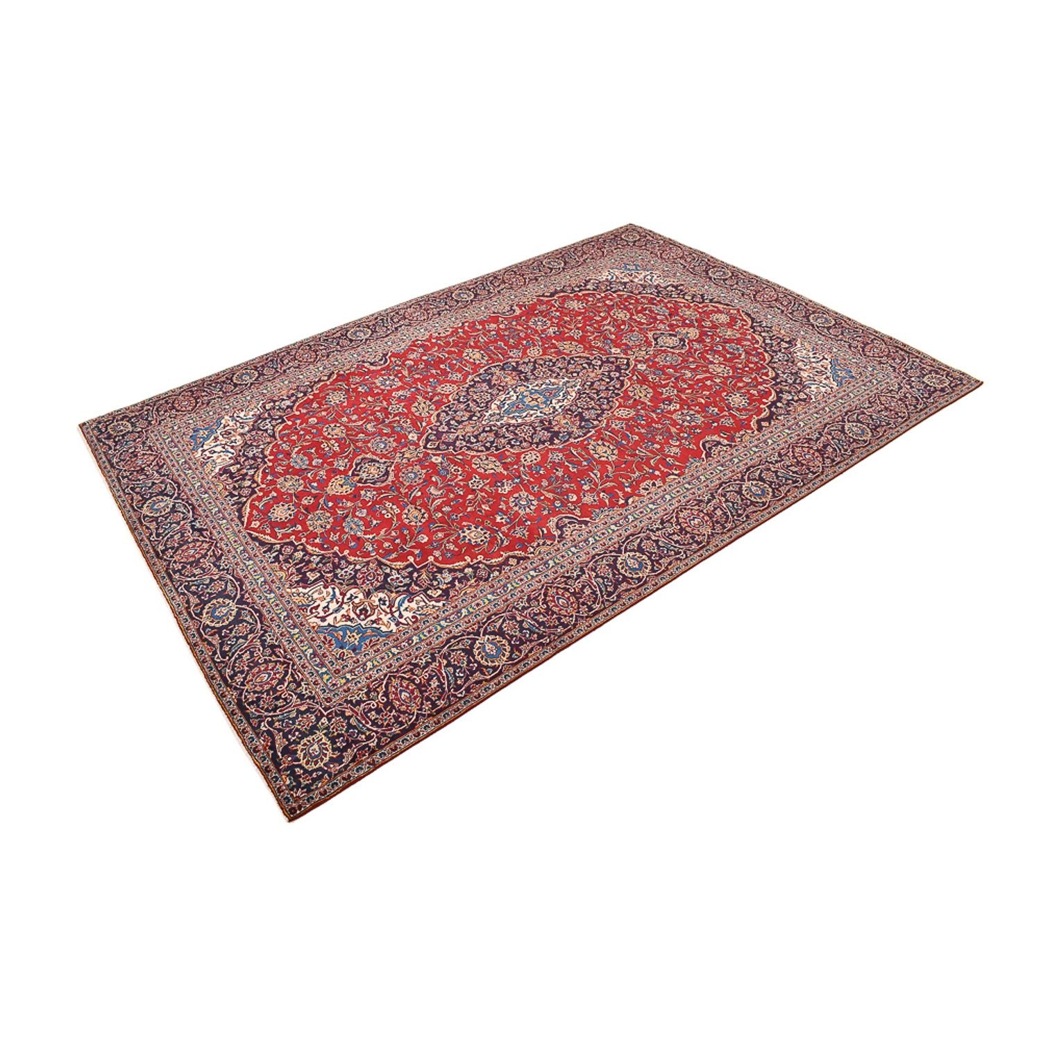 Tapis persan - Keshan - 405 x 275 cm - rouge