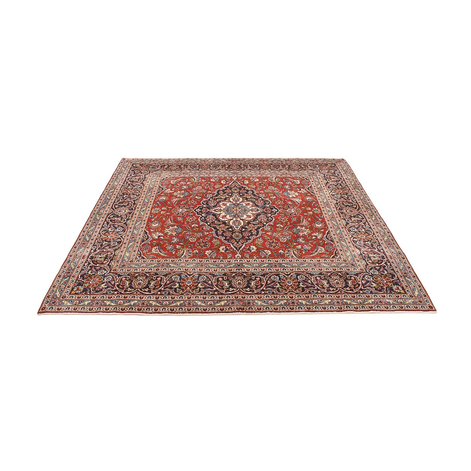 Tapis persan - Keshan - 253 x 225 cm - rouge