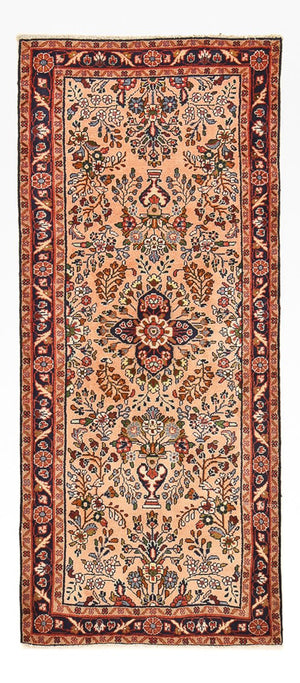 Tapis de couloir Tapis persan - Nomadic - 204 x 89 cm - beige