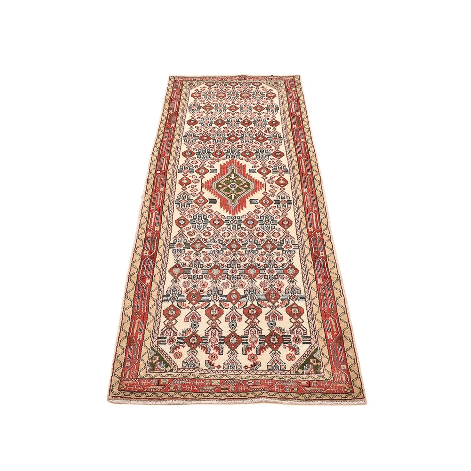 Tapis de couloir Tapis persan - Nomadic - 227 x 80 cm - beige