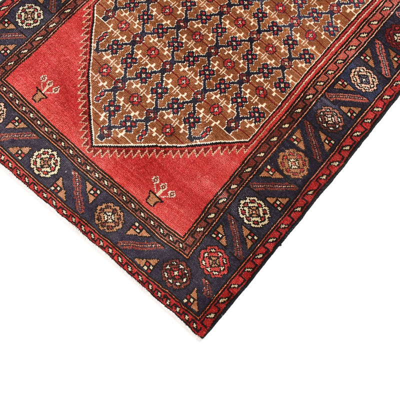Tapis de couloir Tapis persan - Nomadic - 393 x 90 cm - rouge clair
