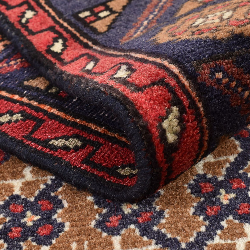 Tapis de couloir Tapis persan - Nomadic - 393 x 90 cm - rouge clair
