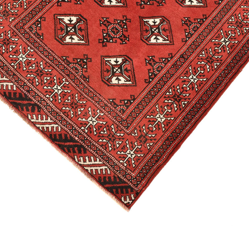 Tapis de couloir Tapis Turkaman - 376 x 98 cm - rouge