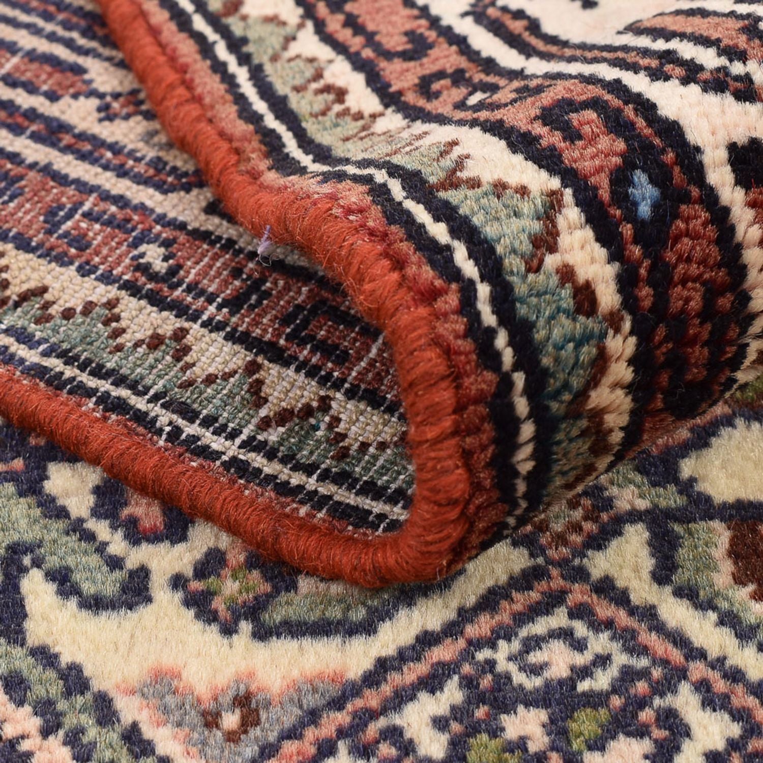 Tapis de couloir Tapis persan - Nomadic - 205 x 79 cm - rouge clair