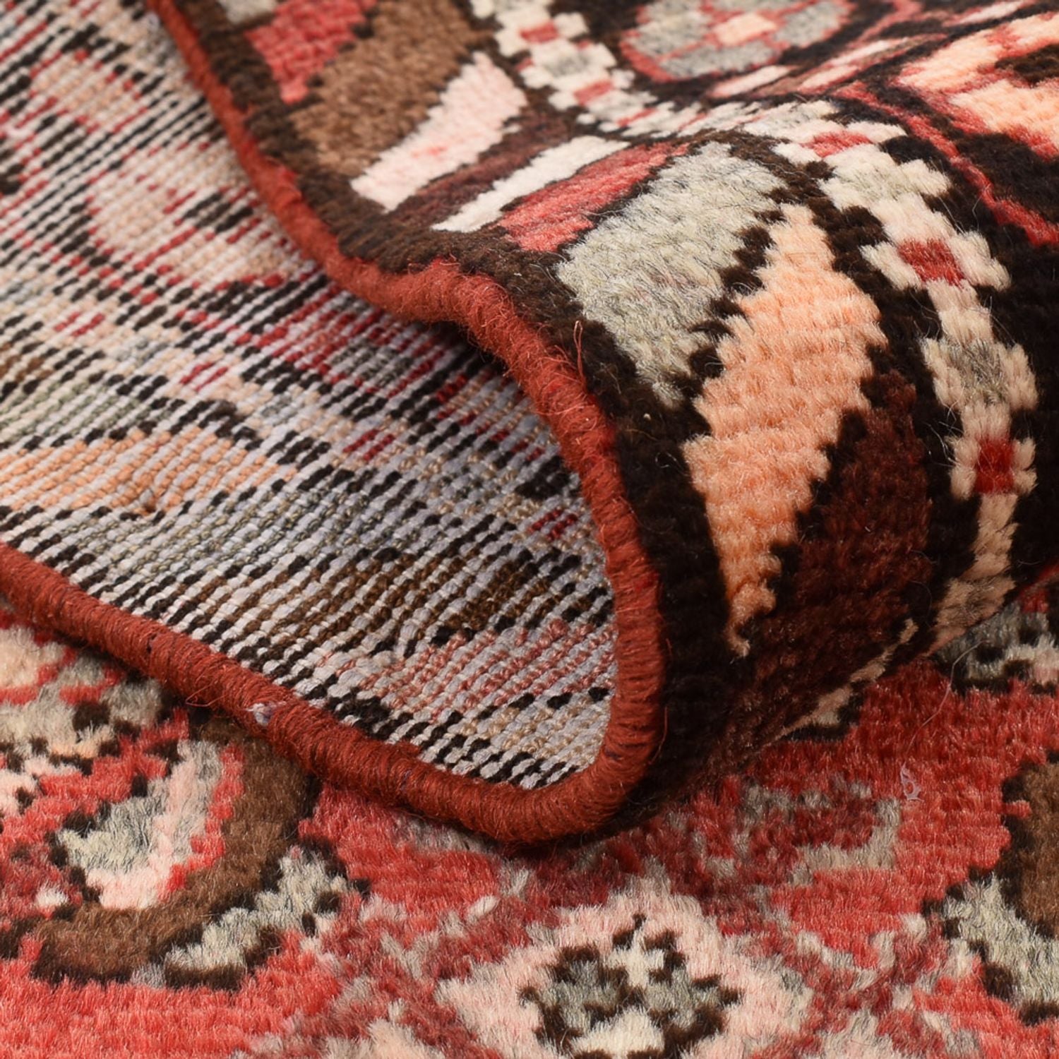 Tapis de couloir Tapis persan - Nomadic - 190 x 76 cm - rouge clair