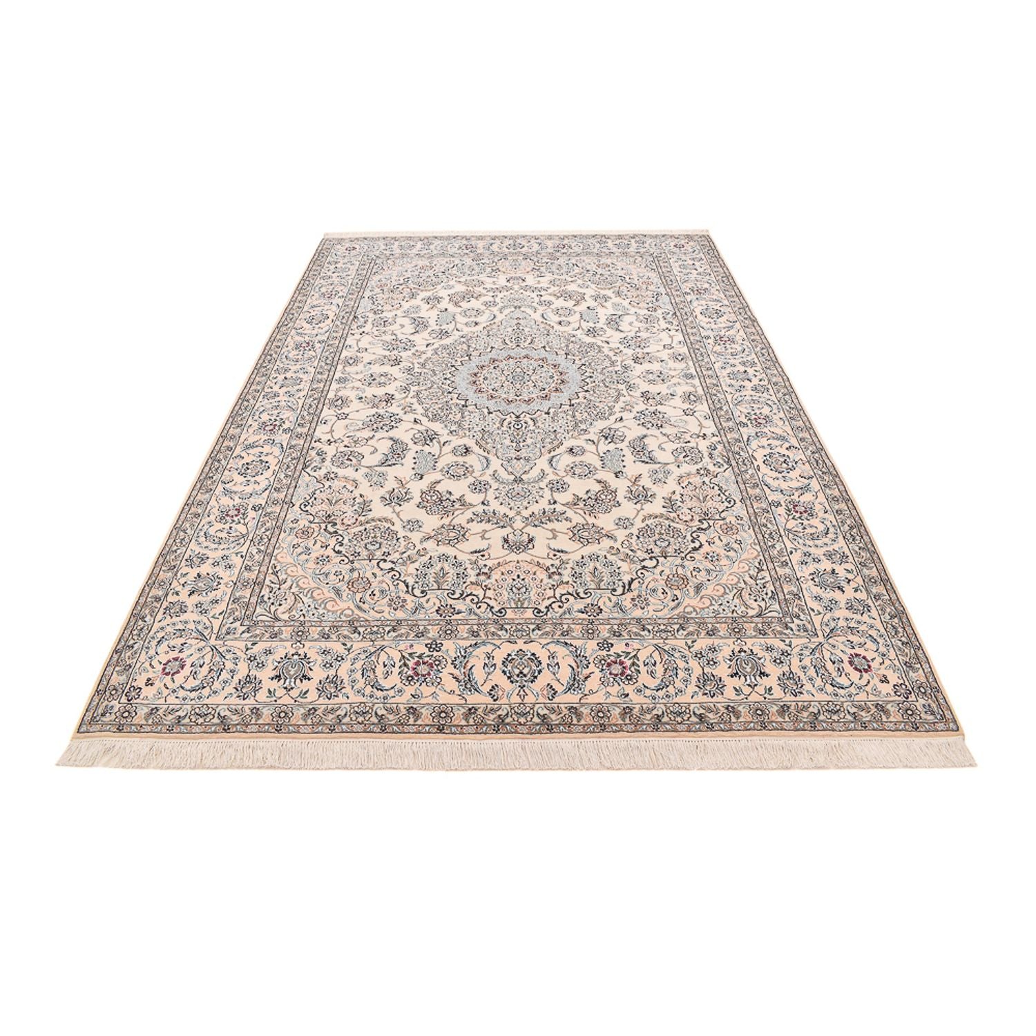 Tapis persan - Nain - Royal - 310 x 213 cm - blanc