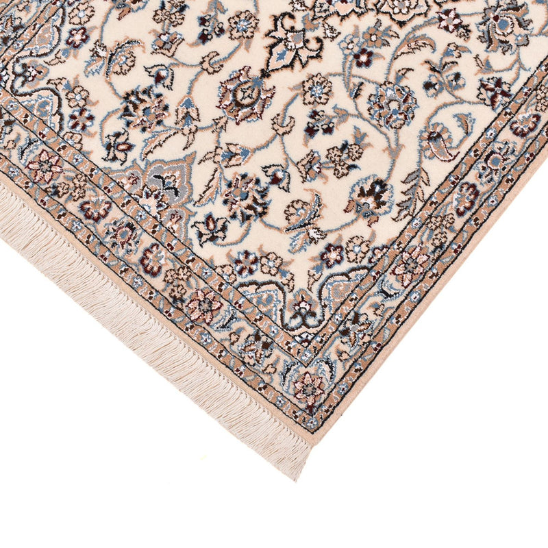 Tapis de couloir Tapis persan - Nain - Royal - 219 x 70 cm - blanc