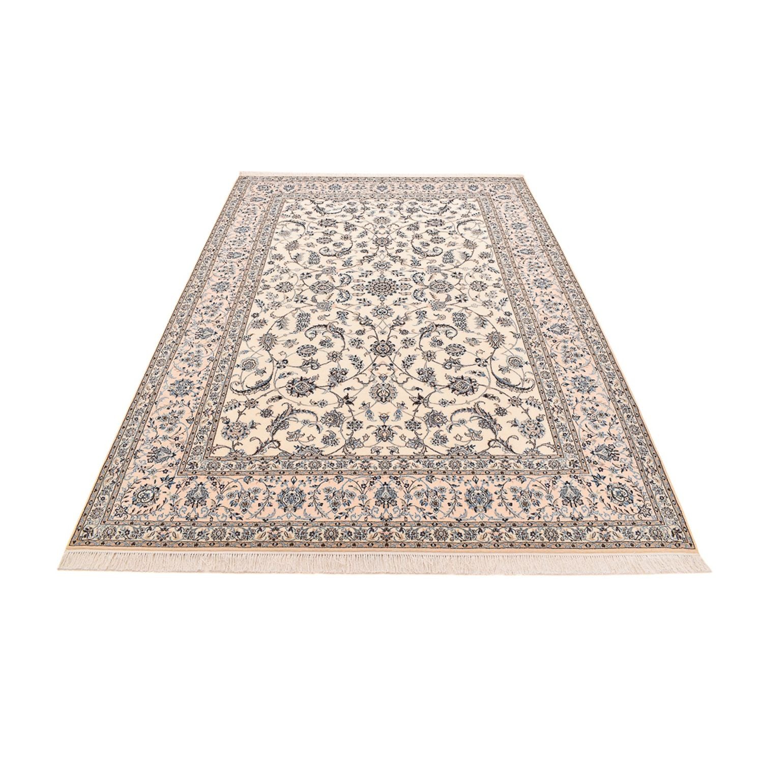 Tapis persan - Nain - Premium - 297 x 205 cm - blanc