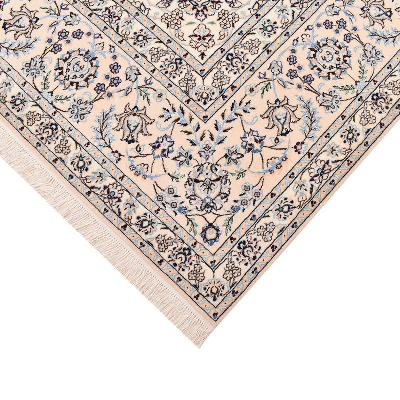 Tapis persan - Nain - Premium carré  - 246 x 253 cm - bleu