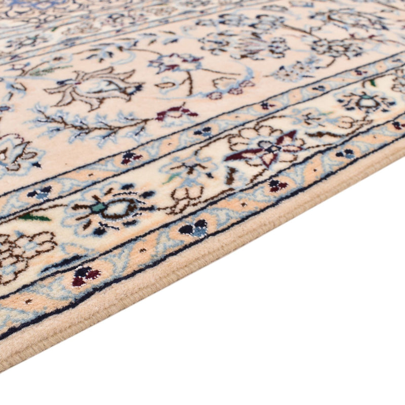 Tapis persan - Nain - Premium carré  - 246 x 253 cm - bleu